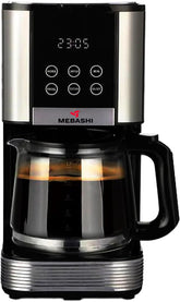 MEBASHI Japan Coffee Machine, 1000W, 12 Cup/1.5L (ME-DCM1005)